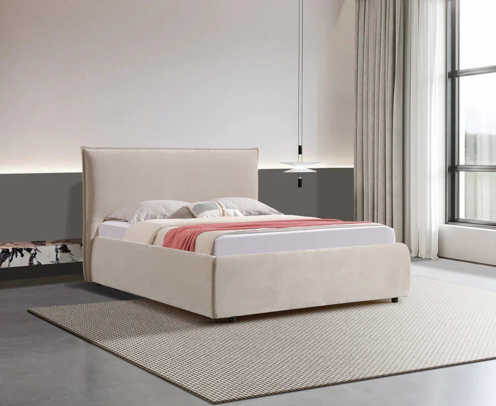 Arena Gas Lift Storage Bed – Fabric Upholstered Platform Bed-thumbmail-2