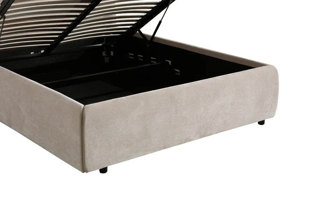 Arena Gas Lift Storage Bed – Fabric Upholstered Platform Bed-thumbmail-6