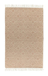CIMO HAND WOVEN RUG IVORY/RUST