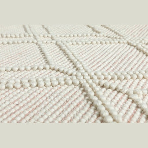 CIMO HAND WOVEN RUG IVORY/PINK-thumbmail-4