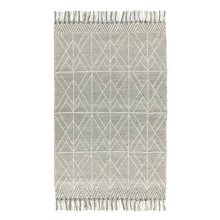 LABIN HAND WOVEN RUG WHITE/GRAY-thumbmail-1