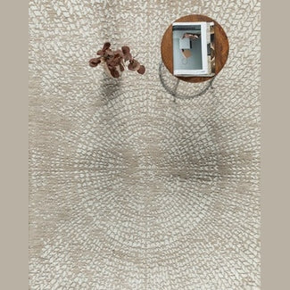 Milton MACHINE WOVEN RUG TAUPE/IVORY 5X8-thumbmail-1