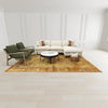 Huntington club chair in moss bouclé in lounge seating setting