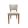 Luella Dining Chair - Sandy Beige/Cool Brown Legs