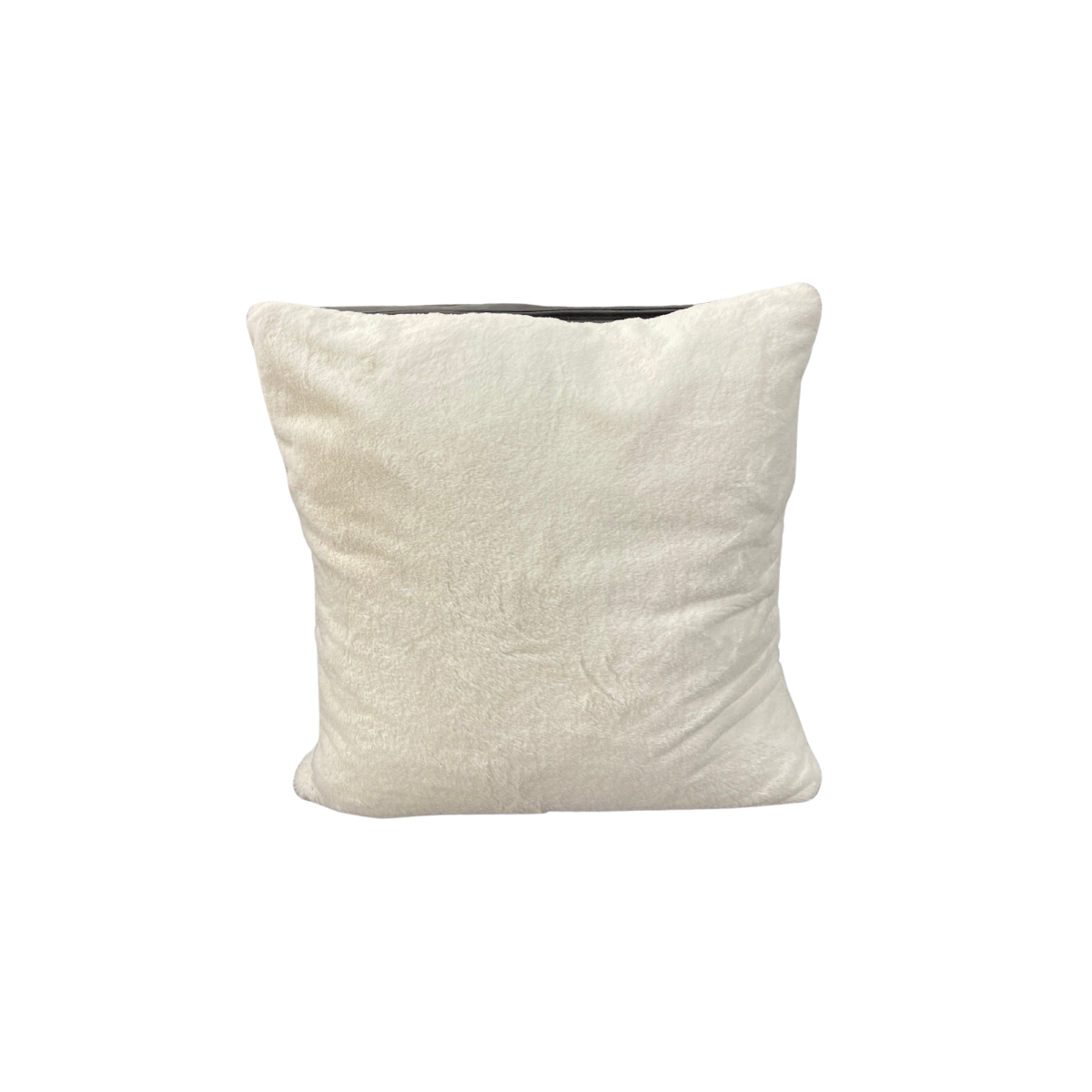 Feather Fabric Cushion - White