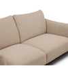High-angle shot of the Idony Loveseat highlighting the plush back cushions and textured fabric