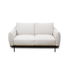 Frontal view of the Idony Loveseat in bright lighting emphasizing its minimalist aesthetic
