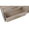 Bjorn Six Drawer Oak Wood Dresser in Chai