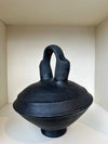 Black decorative vase