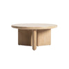 Perspective shot highlighting the smooth rounded edges and the distinctive geometric arrangement of the three support legs