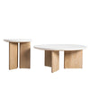 Group shot featuring both the Infinity coffee table and matching side table to show coordinated living room styling