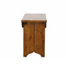 Side profile view emphasizing the substantial wood frame and traditional joinery of the Irish Coast collection