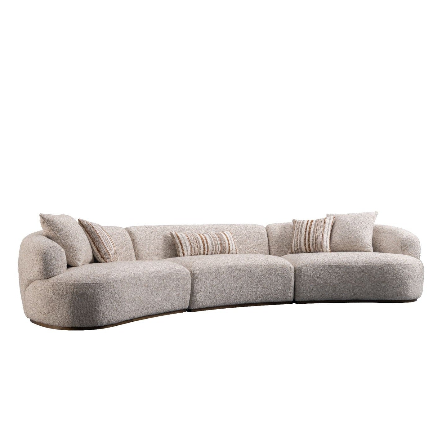 Isla 3-Piece Modular Curved Sofa
