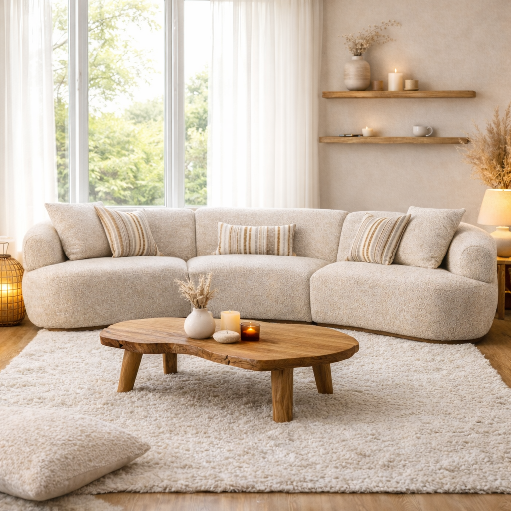 Isla 3-Piece Modular Curved Sofa