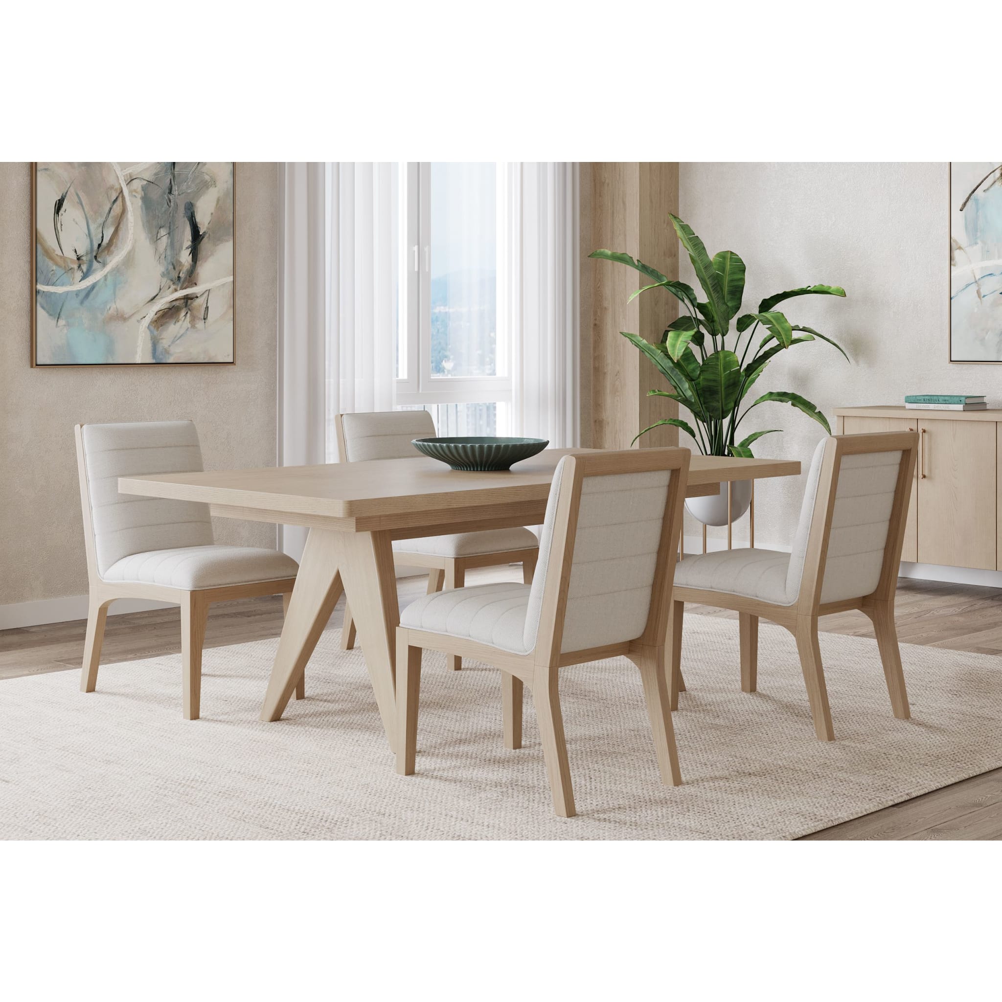 Nettie Ash Wood Rectangular Extension Table in Ginger-thumbmail-2