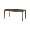 Side profile view of the medium brown variant showcasing the consistent tapered leg design across all finishes