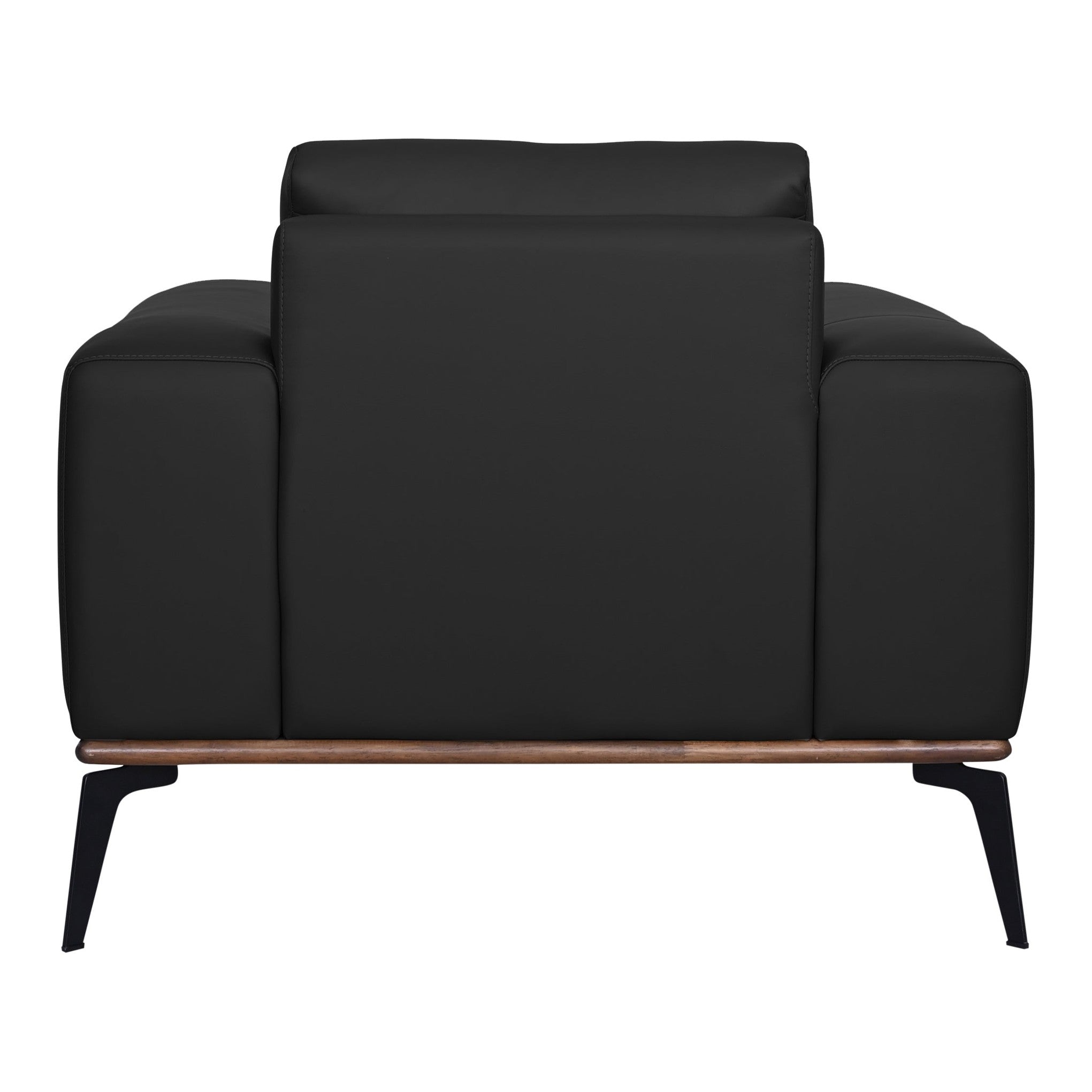 Kreska Genuine Leather Accent Chair