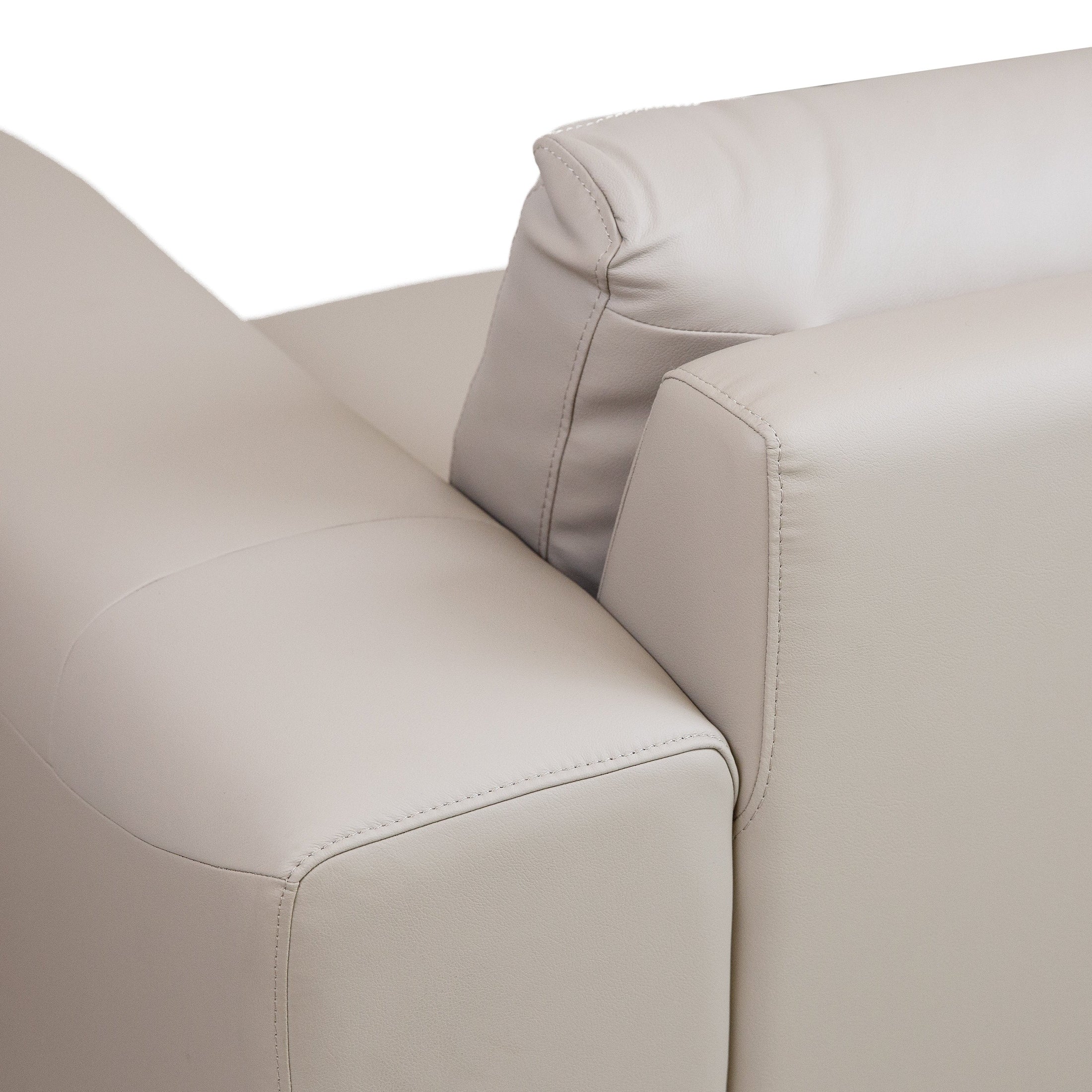 Kreska Genuine Leather Accent Chair