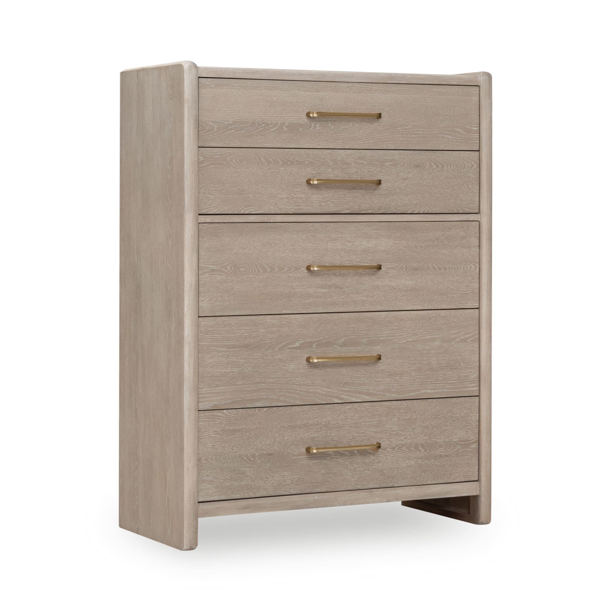 Bjorn Five Drawer Oak Wood Chest in Chai-thumbmail-1
