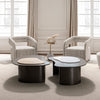 Leif accent chairs styled in a modern living room