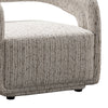 Side view of Leif upholstered accent chair