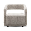 Leif accent chair with textured fabric by Hygge Design House