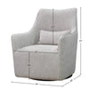 Technical diagram showing the width, depth, and height specifications for the Lilith chair