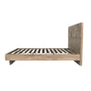 Side profile view showcasing the clean architectural lines and the floating-effect recessed platform base