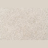Macro shot of the beige textured fabric upholstery on the Luna stool