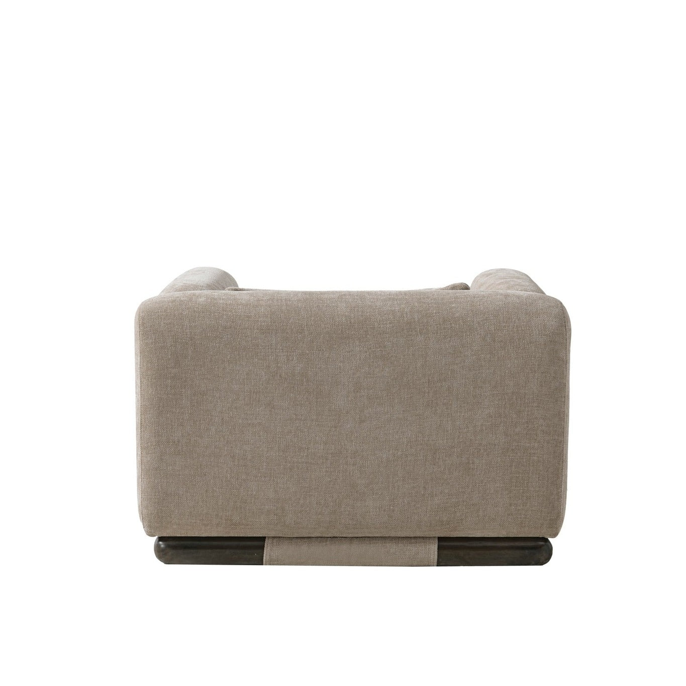 Malakai accent chair with upholstered fabric by Hygge Design House