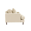 Side view of the Martha chair emphasizing its low-profile arms and clean upholstered lines