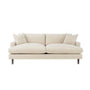 Front view of Martha sofa in Beach Alabaster fabric