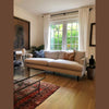 Martha sofa styled in a cozy traditional living room