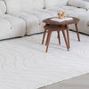 Milano Beige Contemporary Geometric Area Rug
