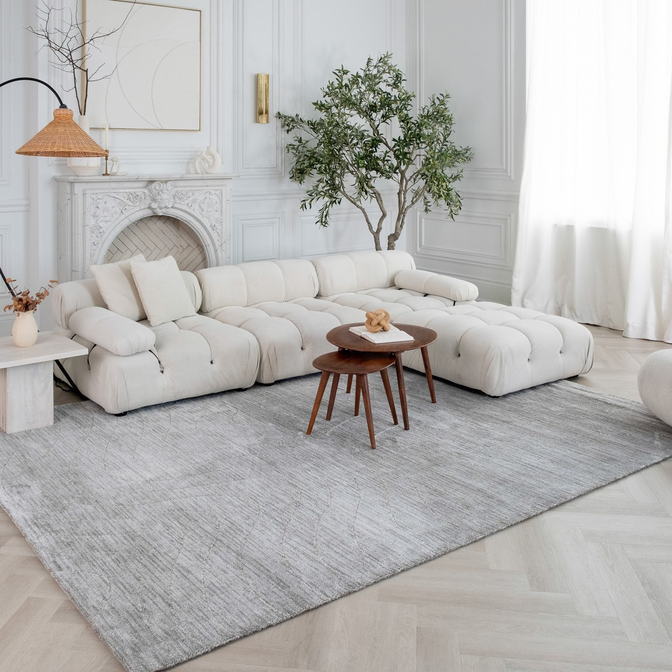 Milano Grey Contemporary Geometric Area Rug-thumbmail-3