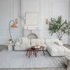 Milano Grey Contemporary Geometric Area Rug