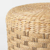 Close-up of the upper edge highlighting the transition between the side checkered pattern and the tightly woven top