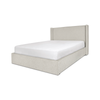 Alternate perspective view highlighting the low-profile platform silhouette and the integrated drawer placement