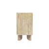 Side profile view showcasing the clean-lined box frame and the consistent texture of the fluted side panels