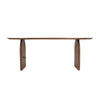Straight-on front silhouette showcasing the balanced proportions and clean lines of the Domingo table