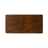 Alternative front perspective view showcasing the seamless apron and soft rounded corners of the tabletop