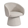 Angled perspective highlighting the chair's suitability for modern lounge spaces