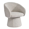 Direct head-on shot demonstrating the symmetrical organic design and plush seat