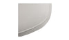 Marion Square Ottoman White performance-treated fabric closer view