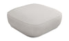 Marion Square Ottoman White top view