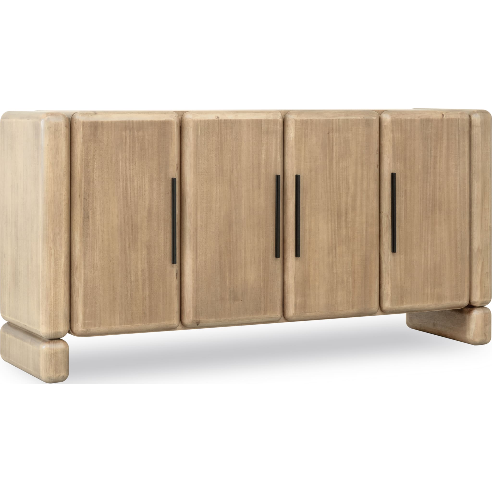 Nelly 4-Door Acacia Wood Sideboard — Lioness Finish
