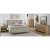 Full room lifestyle perspective highlighting the cohesive aesthetic of the complete ginger ash wood bedroom collection