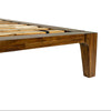 Alternate detail shot of the bed leg showcasing the high-quality finish and stable floor support