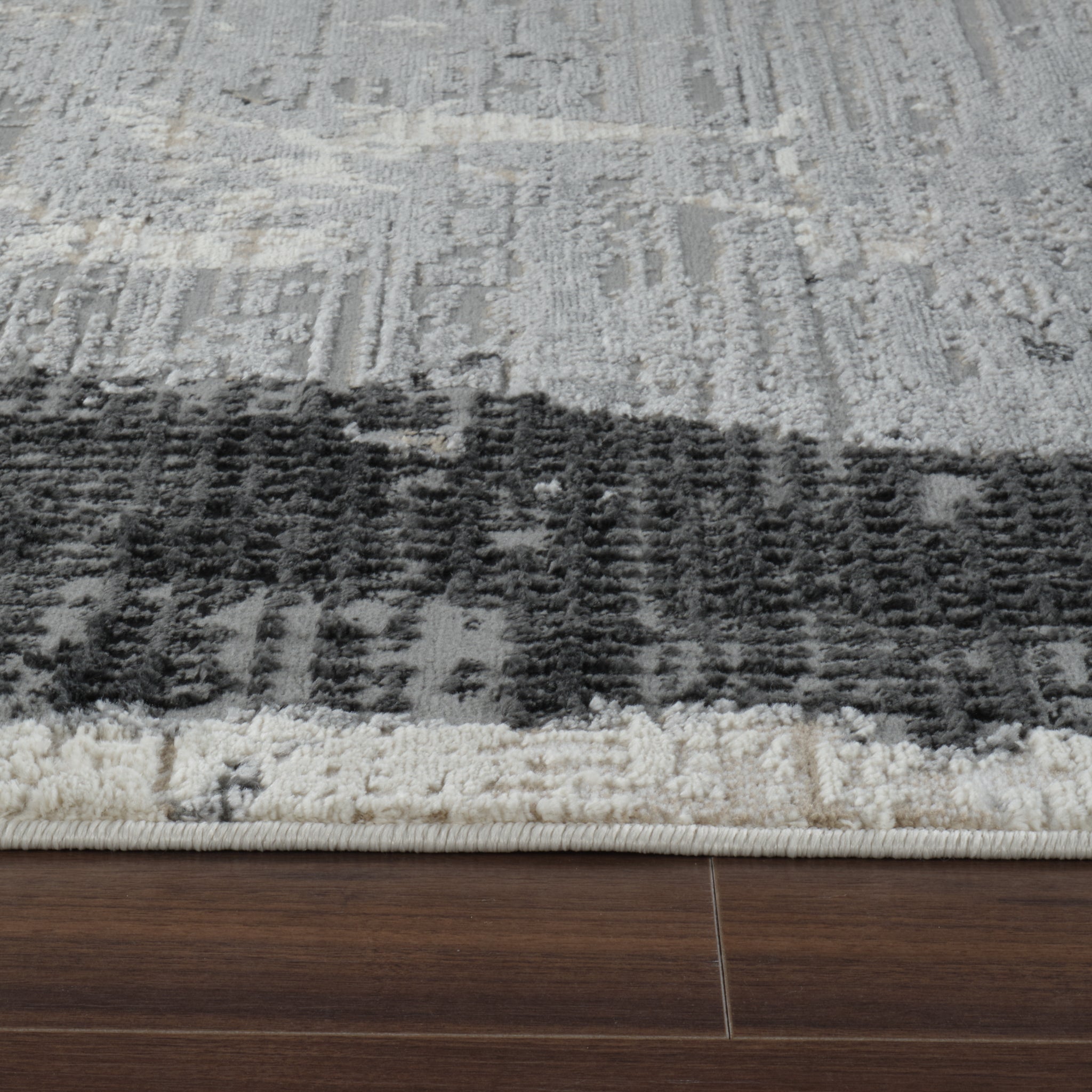 Nairobi Black Contemporary Textured Rug-thumbmail-4