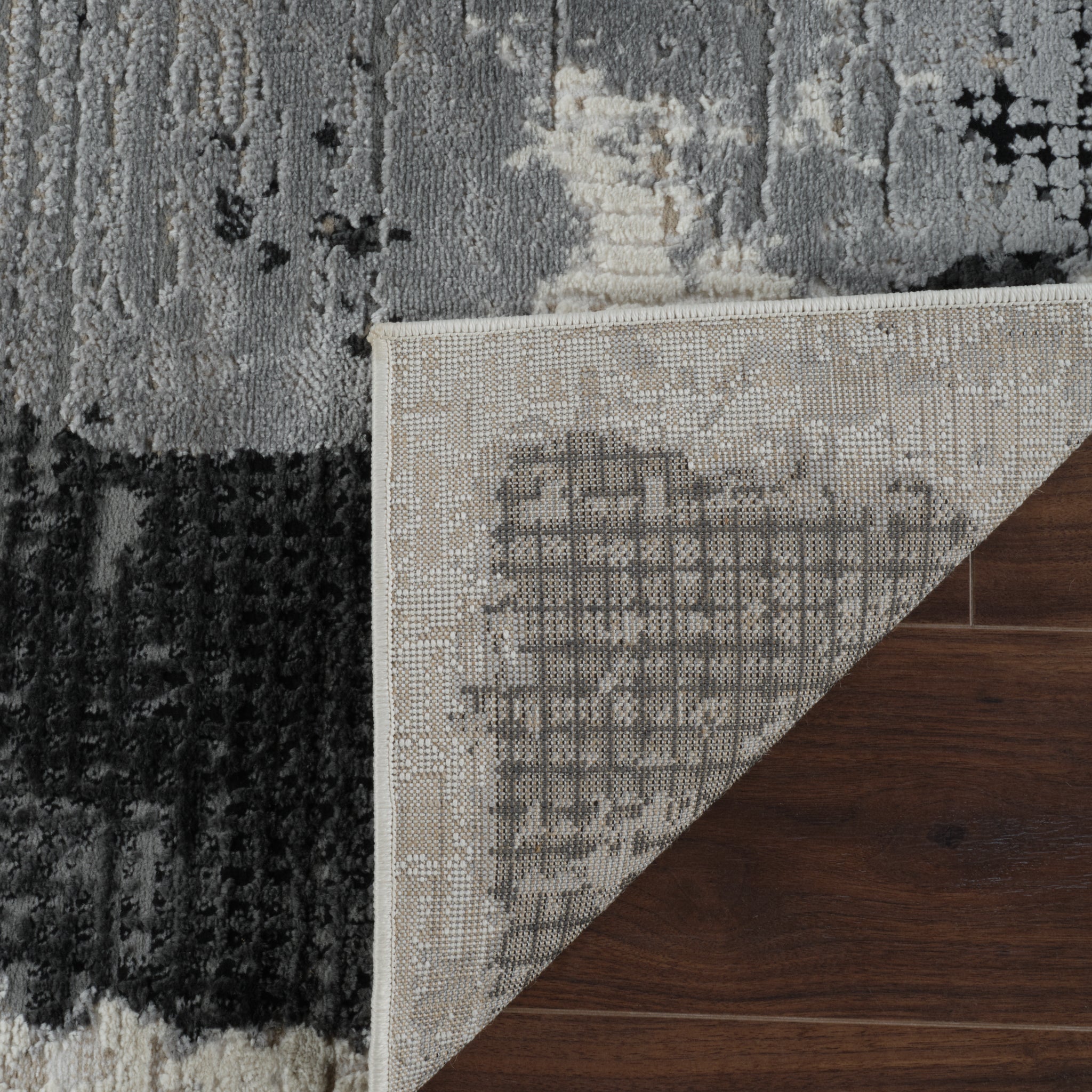 Nairobi Black Contemporary Textured Rug-thumbmail-5